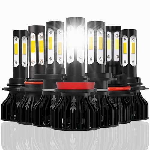 9005 Hb4 9007 H4 H7 H11 H13 K9 4 Lados Led Foco Kit De Focos