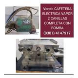 Maquina Cafe Express Electrica 2 Canilla Y Vapor Con Bomba