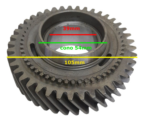 Engranaje Segunda Fiat Ducato Mlc Mlgu 41-54z 41x21 Foto 2