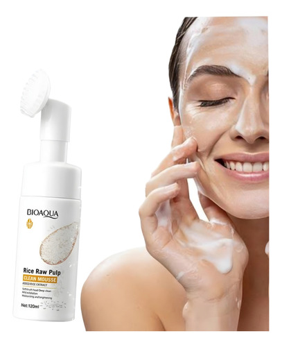 Exfoliante Aclarante Elimina Manchas Espuma Facial Arroz 120