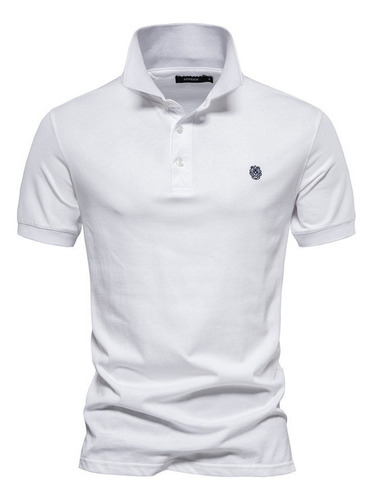 Camisa Casual Elegante De Algodón Deportiva Para Hombre