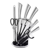 Juego Set Cuchillos De Cocina Acero Inoxidable 9 Piezas 