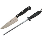 Cuchillo Cheff Boker Arbolito 8308 + Chaira Sc-7508 20 Cm