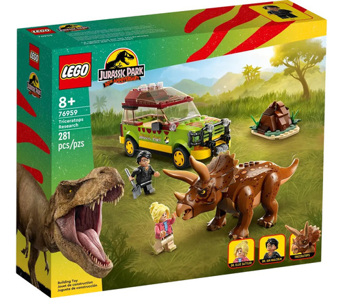 Lego 76959 Jurassic Park Triceratops Research Jurassic World
