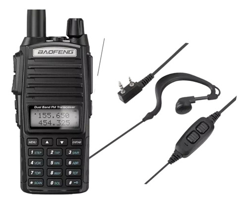 Rádio Baofeng Comunicado Modelo Uv82 Vhf/uhf 10w Original Nf