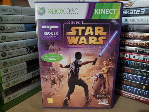 Jogo Para Kinect Star Wars Xbox 360 Original Mídia Física 