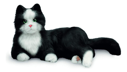 Joy For All - Gato Tuxedo Blanco Y Negro - Mascotas De Compa