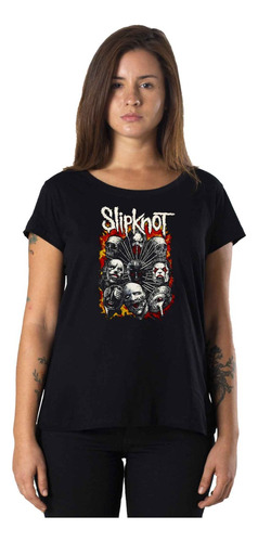 Remeras Mujer Slipknot Metal |de Hoy No Pasa| 6b