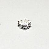 Anillo Midi De Plata 925 midi Ring Ajustable