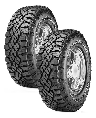 2 Llantas 315/70 R17 Goodyear Wrangler Duratrac 121/118q