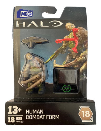 Human Combat Form Flood Halo Mega Construx Mini Figura Hnc50