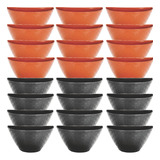 Vaso Meia Lua Cores Rattan Jardim Horta Vertical 1l Com 24pç