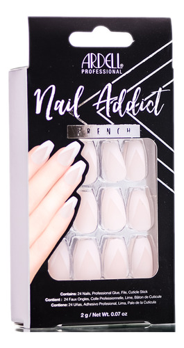 Set De Uñas Artificiales Ardell Nail Addict French Modern Fr