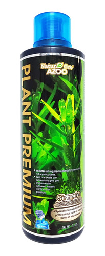 Plant Premium 500 Ml Azoo Plus Abono Planta Acuatica Acuario