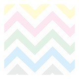 Papel De Parede Adesivo Chevron Candy Color 10m