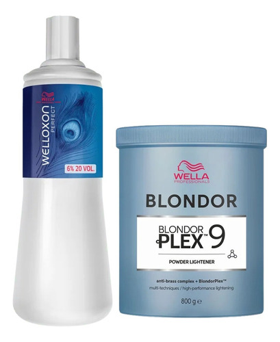Wella Kit Blondorplex N1 800g + Ox Welloxon 20vol 1l 