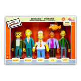 The Simpsons 20th Bendable Springfield Nuclear 6 Set Limited
