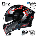 Bluetooth Integrado Casco Moto Abatible Graficos Certificado