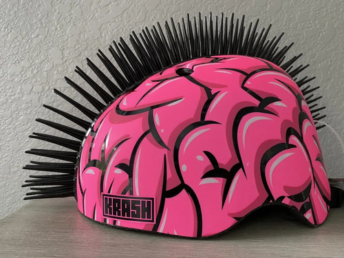 Casco Bicicleta Westwood Rosa Brain Print Niña C-preme Med