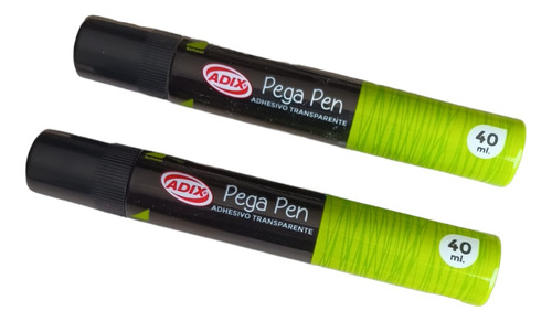 Pack 2 Lápiz Adhesivo Pega Pen 40ml, Marca Adix