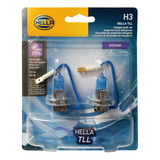 Foco H3 Luz Blanca Tipo Xenon Premium 55w Hella (2pzas)