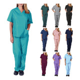 Conjunto Medico Quirúrgico Scrubs Dama Y Homb Traje Verano .