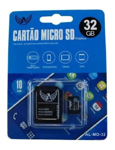 Cartão De Memória 32gb Microsd Classe 10 Celular Original Nf