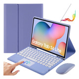 Funda+teclado+mouse+lápiz Para Galaxy Tab S6 Lite 10.4