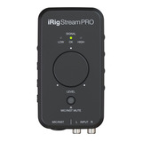 Interfaz Irig Stream Pro Para Transmisión En Vivo En Color Negro