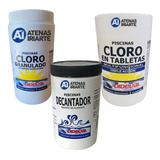 Cloro Granulado 1kg, Cloro Triple Acción 1kg, Decantador 1kg