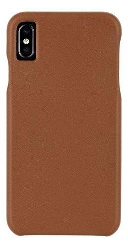 Funda Comapatible Con iPhone XS Max Barely There Café