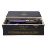 Lapicera Roller Parker Urban Premium Violet Tinta Azul Exterior Violeta