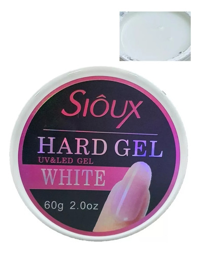 Gel Sioux Hard 60g Uv Led Alongamento Unhas Acrigel Fibra