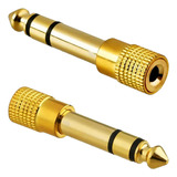 Adaptador De Audio Estereo 6.5mm A 3.5mm Plug Auxiliar