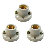 3 Socket Base E12 Candil Miniatura Porcelana Candelabro