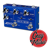 Pedal De Efecto Joyo R-05 - R Serie- Maximun Overdrive Azul