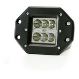 Faro Led Embutir Bumper Flood 24w Auto Moto 4x4 Utv Cuatri