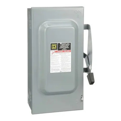 Interruptor De Seguridad 3 Polos 60 A. Clase 3130 - D322n
