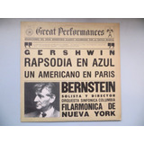 Bernstein: Rapsodia En Gershwin Lp Great Performances 80099