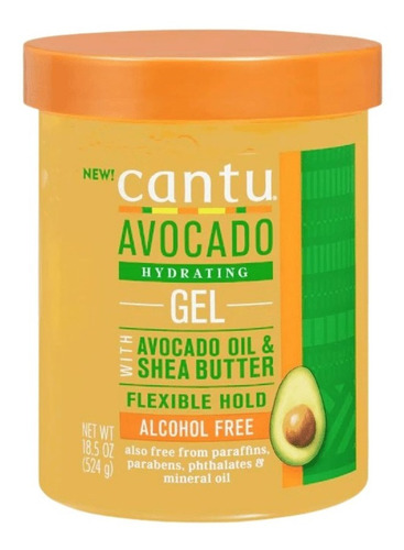 Gel Hidratante Para Rizos De Palta - Cantu Avocado 524ml