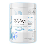 Creme Massagem Relaxante Para Gestante Neutro 1kg Raavi