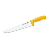 Cuchillo Carnicero Hoja 30 Cms Amarillo Nfs 3 Claveles 1388