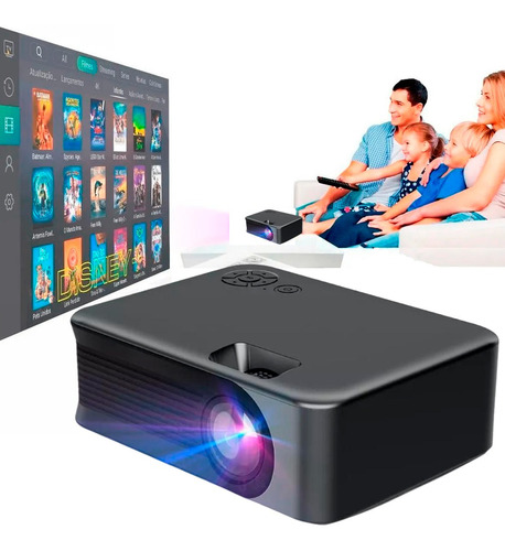 Projetor Portátil Wi-fi Mini Smart Tv Aun A30c Pro Cinema