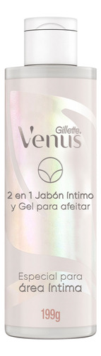 Jabón Íntimo Femenino Y Gel De Afeitar Gillette Venus Para Área Íntima 190ml