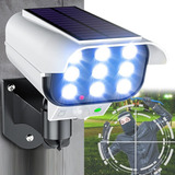 Lámpara Led Solar Con Detector De Movimiento P/exterior