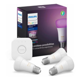 Philips Hue Kit 3 Ampolletas + Bridge 4ta G Bluetooth