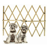 Fancy Pets Reja Madera Perro Plegable Extensible 65 A 104 Cm