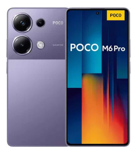 Xiaomi Poco M6 Pro 256gb Purple 8gb Ram Global +brindes