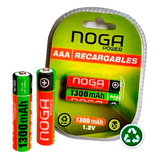 Pilas Aaa Recargables 1,2v Power Baterias Ni-mh 1300 Mah