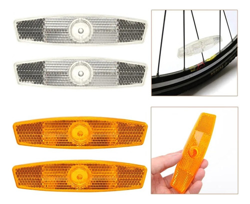 Reflector Radio Para Bicicletas Rueda De Seguridad Accesorio